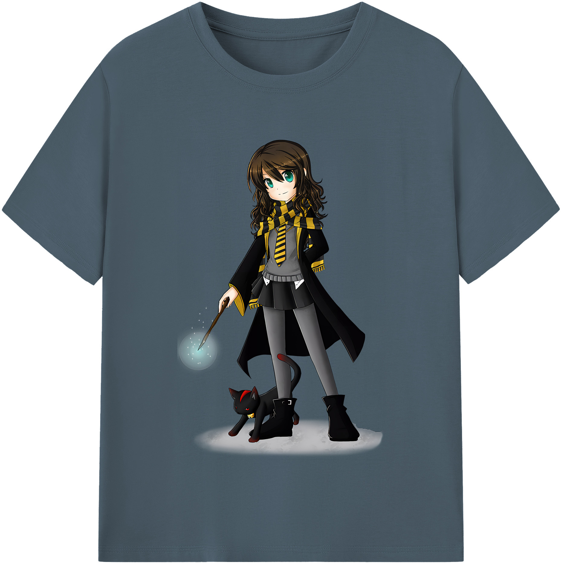 （画像用） Harry Potter ハリー・ポッターシリーズ 綿100％半袖Tシャツ（フロントプリント）